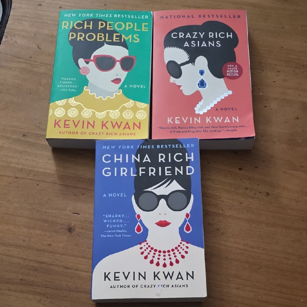 3 Books - Kevin Kwan